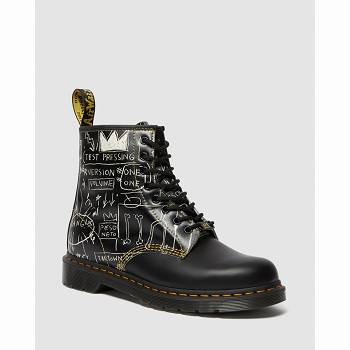 Dr Martens Férfi 1460 Basquiat Bőr Lace Up Bakancs Fekete